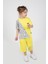 Erkek Çocuk Garnili Desen Kısa Kollu Kaprili Basic Takım 2-5 Yaş 1