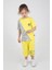 Erkek Çocuk Garnili Desen Kısa Kollu Kaprili Basic Takım 2-5 Yaş 4