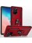Samsung Galaxy A91 (S10 Lite) Kılıf Tank Zırh Yüzüklü Mıknatıslı Standlı Kapak (Vega) 3