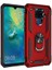 Huawei Mate 30 Lite Kılıf Tank Zırh Yüzüklü Mıknatıslı Standlı Kapak (Vega) 1