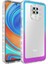 Xiaomi Redmi Note 9s Kılıf Simli ve Renk Geçiş Tasarımlı Lens Korumalı Park Kapak 1
