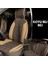 opel Corsa E Lüx Oto Koltuk Minderi Ön Arka 5'li Set Elegance Serisi Koyu Bej 1