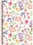 A4 Kareli Defter Çiçek - Beyaz 1