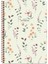 A4 Kareli Defter Çiçek - Krem 1