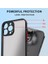 Apple iPhone 11 Kılıf 3D Kamera Korumalı Arkası Mat Kenarları Renkli Smoke Case 5