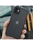 Apple iPhone 12 Kılıf 3D Kamera Korumalı Arkası Mat Kenarları Renkli Smoke Case 1