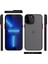 Apple iPhone 12 Kılıf 3D Kamera Korumalı Arkası Mat Kenarları Renkli Smoke Case 3