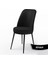 Concept Dexa Serisi Üst Kalite Mutfak Sandalyesi Metal Siyah Iskeletli 4 Adet Sandalye 2