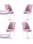 Concept Dexa Serisi Üst Kalite Mutfak Sandalyesi Metal Beyaz Iskeletli 4 Adet Sandalye 1