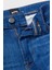 Süper Yumuşak Pamuklu Slim Fit Normal Bel Dar Paça Jeans Erkek Kot Pantolon 50488478 434 4