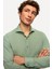 Slim Fit Yeşil İtalyan Yaka Gömlek 2HF02ORT5185 3