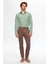 Slim Fit Yeşil İtalyan Yaka Gömlek 2HF02ORT5185 5