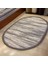Motto Mot 01 Grey Beyaz 120*180 cm Oval Halı 1