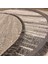 Motto Mot 01 Grey Beyaz 120*120 cm Yuvarlak Halı 5