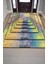 Pastel Sanatı Çok Renkli Mutfak Halısı Soyut Desenli Salon Halısı Modern Pastel Renkli Halı 5