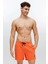 22002 Erkek Orta Boy Deniz Şortu-Turuncu 1