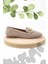 Vizon Süet Kadın Loafer Ayakkabı K01258510302 1