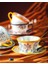 Iskandinav Retro Kahve Fincanı Fincan Daire Seti Lüks Seramik Kupa Üst Sınıf Porselen Çay Kupası Cafe Parti Drinkware Yeni Yıl Hediyeleri | Kupa ve tabaklar (Yurt Dışından) 3
