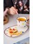Yaratıcı Kahve Fincanı Daire Kaşık Seti 220 ml Lüks Seramik Kupa Kahve Üst Sınıf Porselen Çay Kupası Cafe Parti Drinkware Kahve Kupa | Kupalar (Yurt Dışından) 4