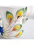 Yaratıcı 3D El Crafted Porselen Emaye Tavuskuşu Kahve Fincanı Set Tabağı ve Kaşıkla Set Mevcut Seramik Çay Su Kupası Bulaşık Hediye | Kupa ve tabaklar (Yurt Dışından) 2