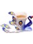 Yaratıcı 3D El Crafted Porselen Emaye Tavuskuşu Kahve Fincanı Set Tabağı ve Kaşıkla Set Mevcut Seramik Çay Su Kupası Bulaşık Hediye | Kupa ve tabaklar (Yurt Dışından) 4