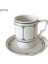 Retro Uzun Boylu Kupa Daire Seramik Kahvaltı Süt Fincan Çift Öğleden Sonra Çay Kahve Fincanı Seti Nordic Tarzı Ev Dekorasyon Drinkware | Kupalar (Yurt Dışından) 1
