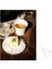 Altın Kolu Seramik Kahve Fincanı Tabağı Müzikal Not Kaşık Çay Kupası Porselen Çay Seti Gelişmiş Teacup Cafe Espresso Kupası | Kahve Kupası ve tabak Setleri (Yurt Dışından) 3