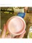 Çizgi Film Cam Kupa Yaratıcı Domuz Tavşan Ayı Kahvaltı 450 ml Süt Kahve Fincanı Ev Çift Su Kupa Teacup Isı Direnci | Highball Cam (Pembe) (Yurt Dışından) 2