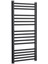 40 / 100 Cm 14 Borulu Siyah Havlupan + 2 Adet Vana + 2 Boru Gizleme Aparatı + Montaj Seti 2
