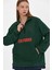 Garnili Baskılı Oversize Sweatshirt (E23-61903) 2