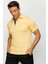 Erkek Polo Yaka T-Shirt Sarı 2