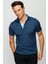 Erkek Polo Yaka T-Shirt Petrol 1