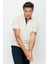 Erkek Polo Yaka Düğmeli Cepli T-Shirt Taş 5