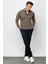 Erkek Polo Yaka Uzun Kollu Sweatshirt S.kahve 2