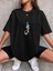 Gezegenler Baskılı Kadın Oversize Tshirt-Daxis Sportwear Company 1