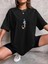 Gezegenler Baskılı Kadın Oversize Tshirt-Daxis Sportwear Company 2