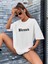 Kadın Belesed Baskılı Oversize Tshirt Daxis Sportwear Company 1