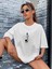Gezegenler Baskılı Kadın Oversize Tshirt-Daxis Sportwear Company 4