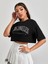 Baskılı Crop Tshirt Daxis Sportwear Company 1