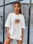 Kadın Californiya Baskılı Oversize Tshirt Daxis Sportwear Company 3