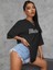 Kadın Babe Baskılı Oversize Daxis Sportwear Company 1