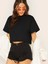 Crop Siyah Tshirt - Daxis Sportwear Company 2