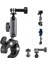 Telesın Alüminyum Alaşımlı Açılı Handlebar Mount ( Gopro HERO11 Black / HERO10 Black / Hero9 Black / Hero8 / INSTA360 / Sjcam / Osmo Action ) 1