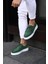 - Yeşil Süet Bağcıklı Sneakers Erkek Ayakkabı 4