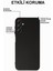 Samsung Galaxy A14 ile Uyumlu Kapak Mat Siyah Yumuşak Silikon Kılıf 2