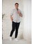 Yaka Düğmeli Dokulu Slimfit Erkek Gömlek 2