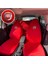 Fiat Linea Oto Koltuk Servis Kılıfı Kırmızı Likralı Esnek Tüm Araç Modellerine Uygun Universal 1