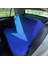 Renault Megane 2 Oto Koltuk Servis Kılıfı Mavi Likralı Esnek Tüm Araç Modellerine Uygun Universal 3