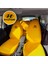 Hyundai I10 Oto Koltuk Servis Kılıfı Sarı Likralı Esnek Tüm Araç Modellerine Uygun Universal 1