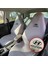 Hyundai Elantra Oto Koltuk Servis Kılıfı Gri Likralı Esnek Tüm Araç Modellerine Uygun Universal 1